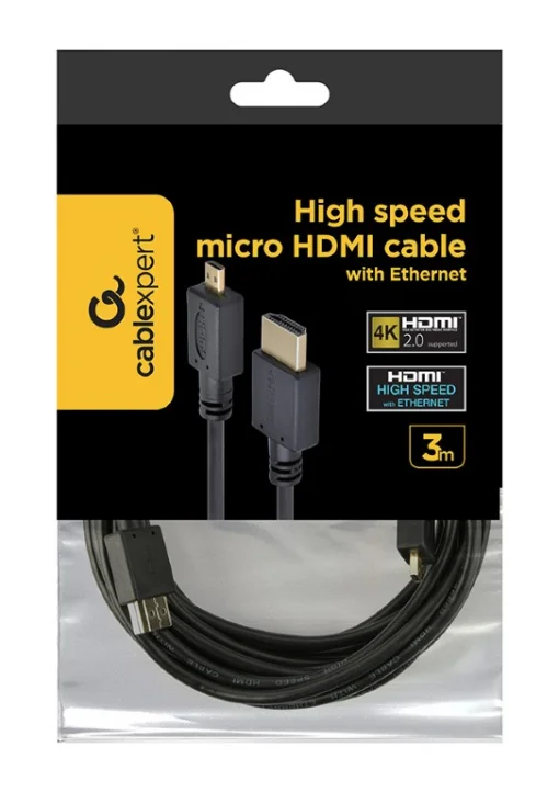 Кабель Gembird CC-HDMID-10 HDMI to micro D-male 3,0m bulk